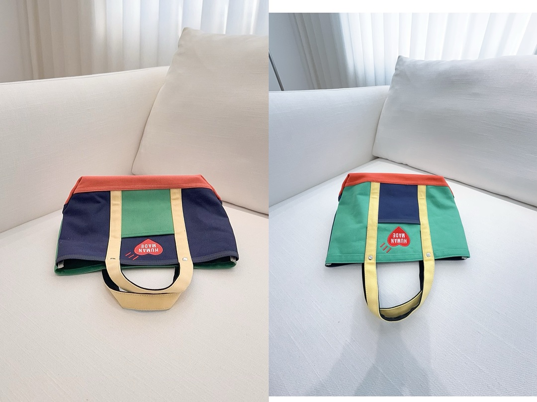Human Made 238 HUMAN MADE Embroidered Canvas Small No : 21X35X13Cm Mid 32X49X13Cm Big 40X62X16Cm - Image 13