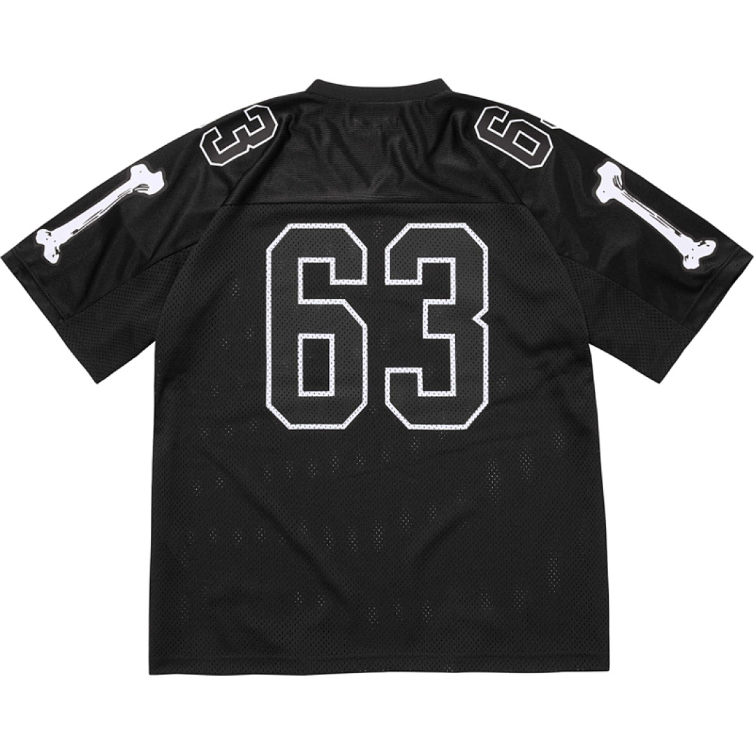 Supreme 238 FW25 BONES JERSEY Top Print Short Sleeve T Black White S M L - Image 3