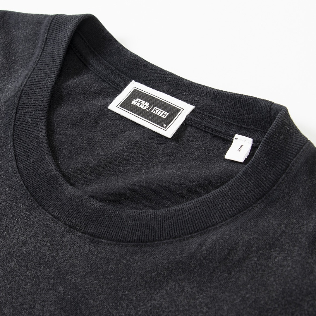 Adidas 138 Kith Star Big Short Sleeve T SIE: S M L XL : (Washed Black) - Image 5