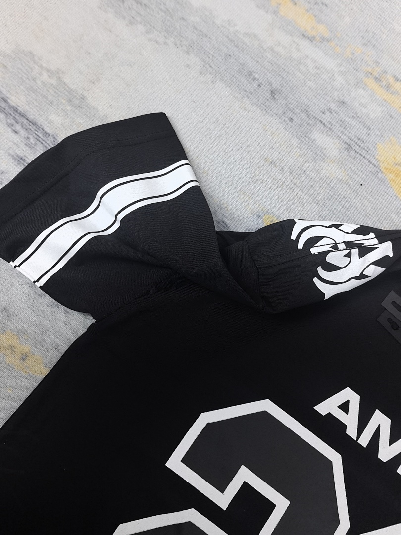 AMIRI 118 Wide Version Model Short Sleeve T Logo 22 Limited Exclusive Print High Wind Black White S M L XL 9909# - Image 33