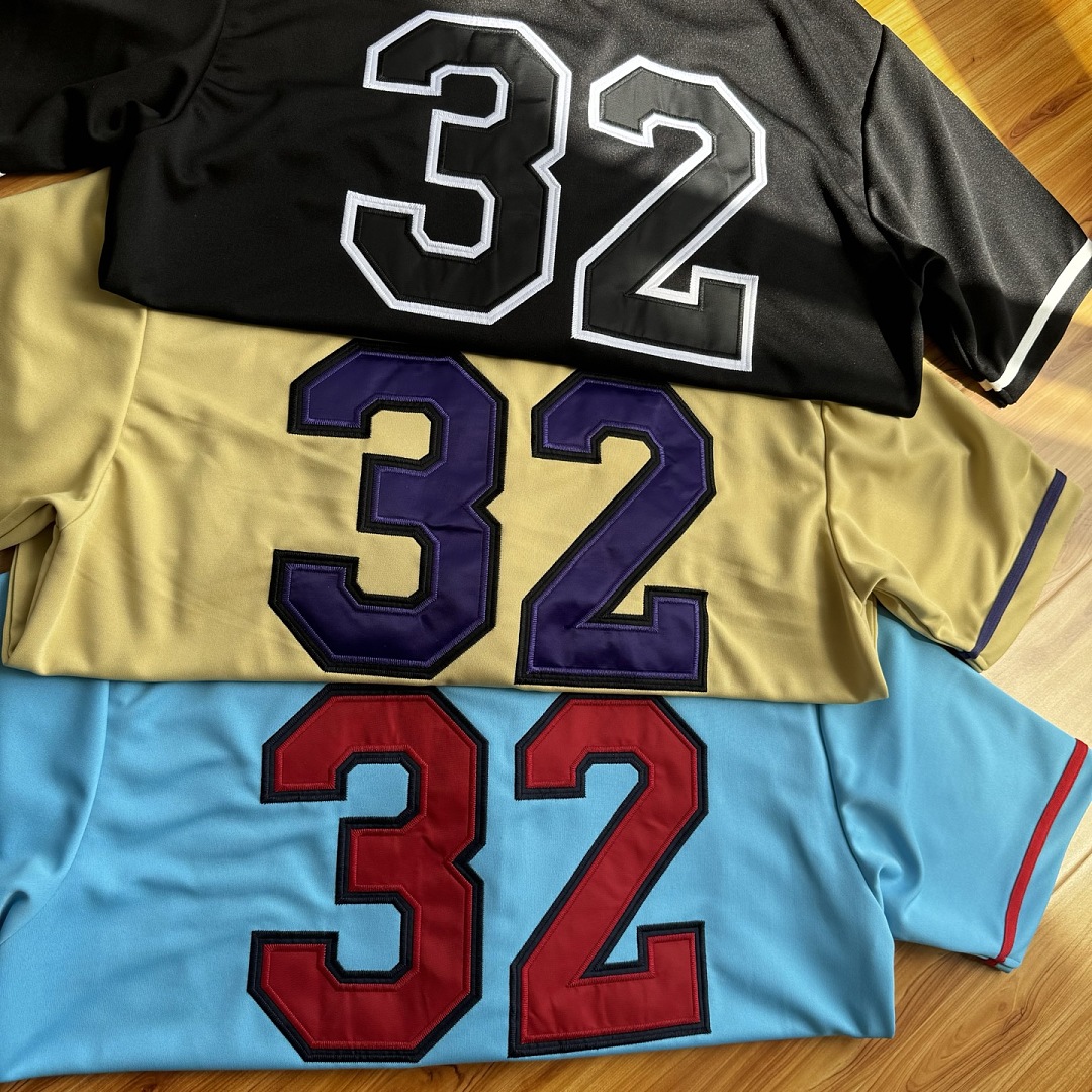 Supreme 268 FW25 WEEK1 Swords Baseball Jersey Label Patch Logo Buckle Short Sleeve : Black, Gold, Blue S-XL - Image 41