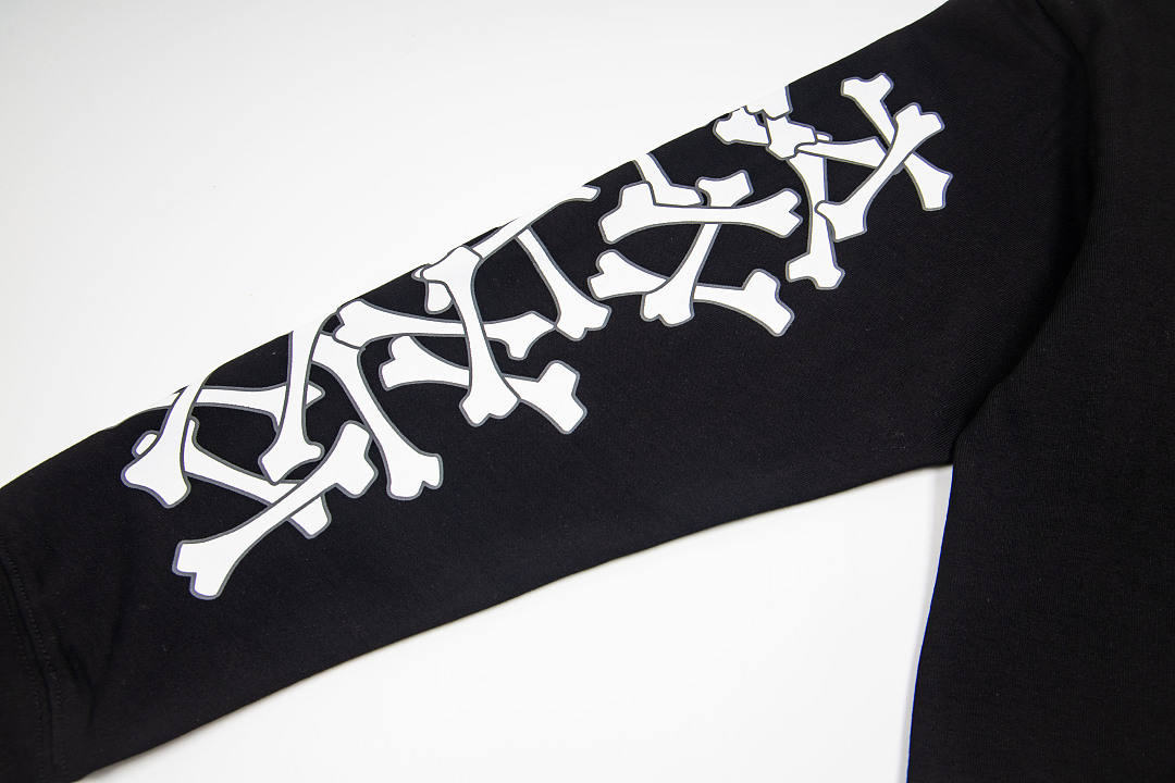 AMIRI 138 Wide Version Model Long Sleeve T Black White S M L XL 602# - Image 7