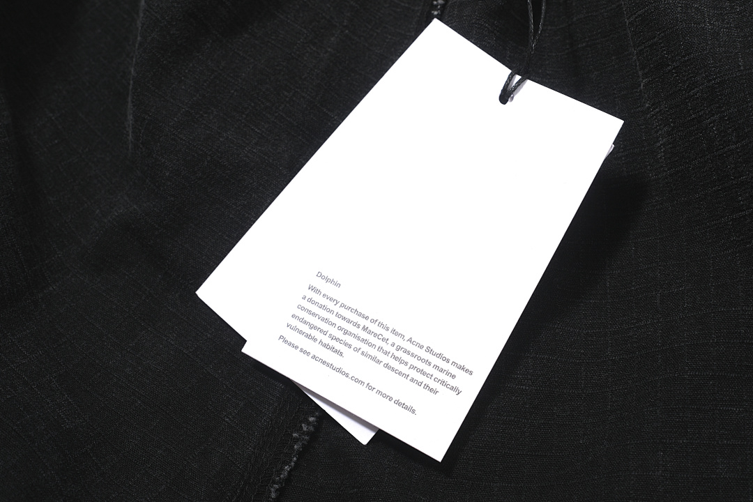 Acne Studios 218 AC Water Dark Buckle Short Black S-XL 7293# - Image 14