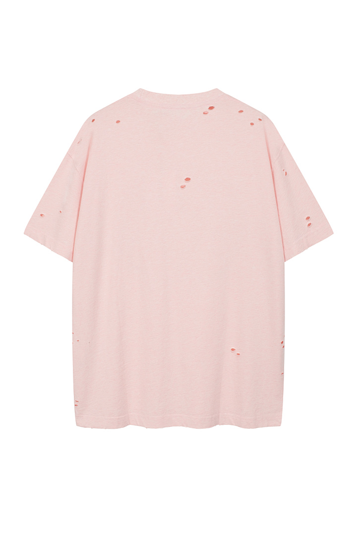 Acne Studios 128 AC Buckle LOGO Print Short Sleeve Grey Color Pink Floral Blue Black S-XL 8041# - Image 7