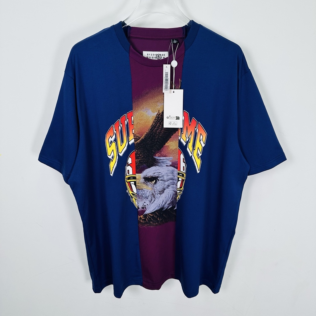 Supreme 258 X MM6 SPLIT GRAPHIC TOP Classic T - Image 12