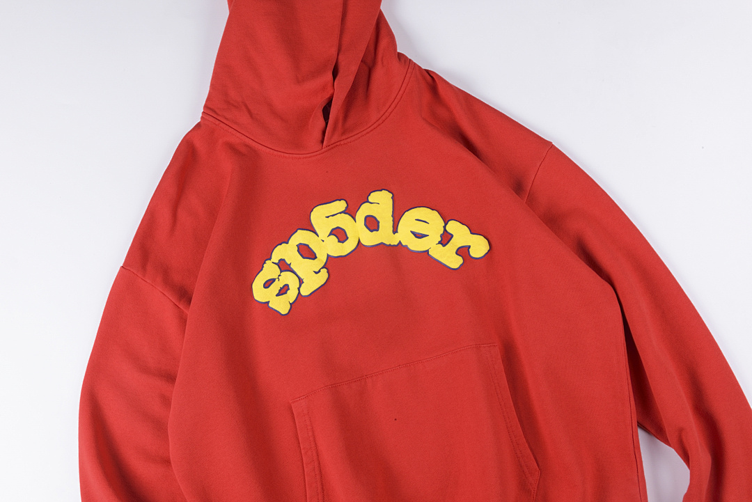 Sp5der 258 Sp5Der Logo Print High Red S-XL - Image 4