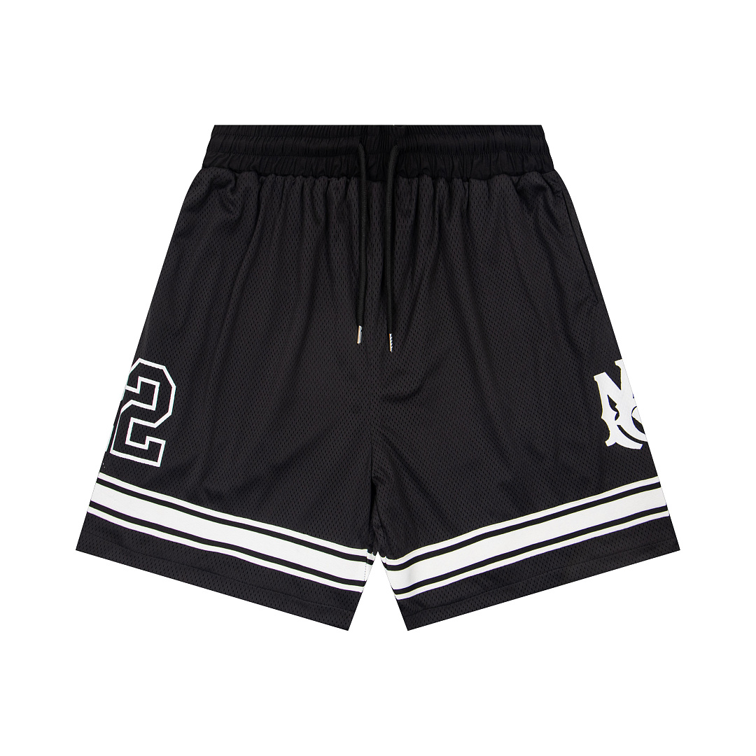 AMIRI 148 Logo Print Short Black White S M L XL 9934# - Image 3