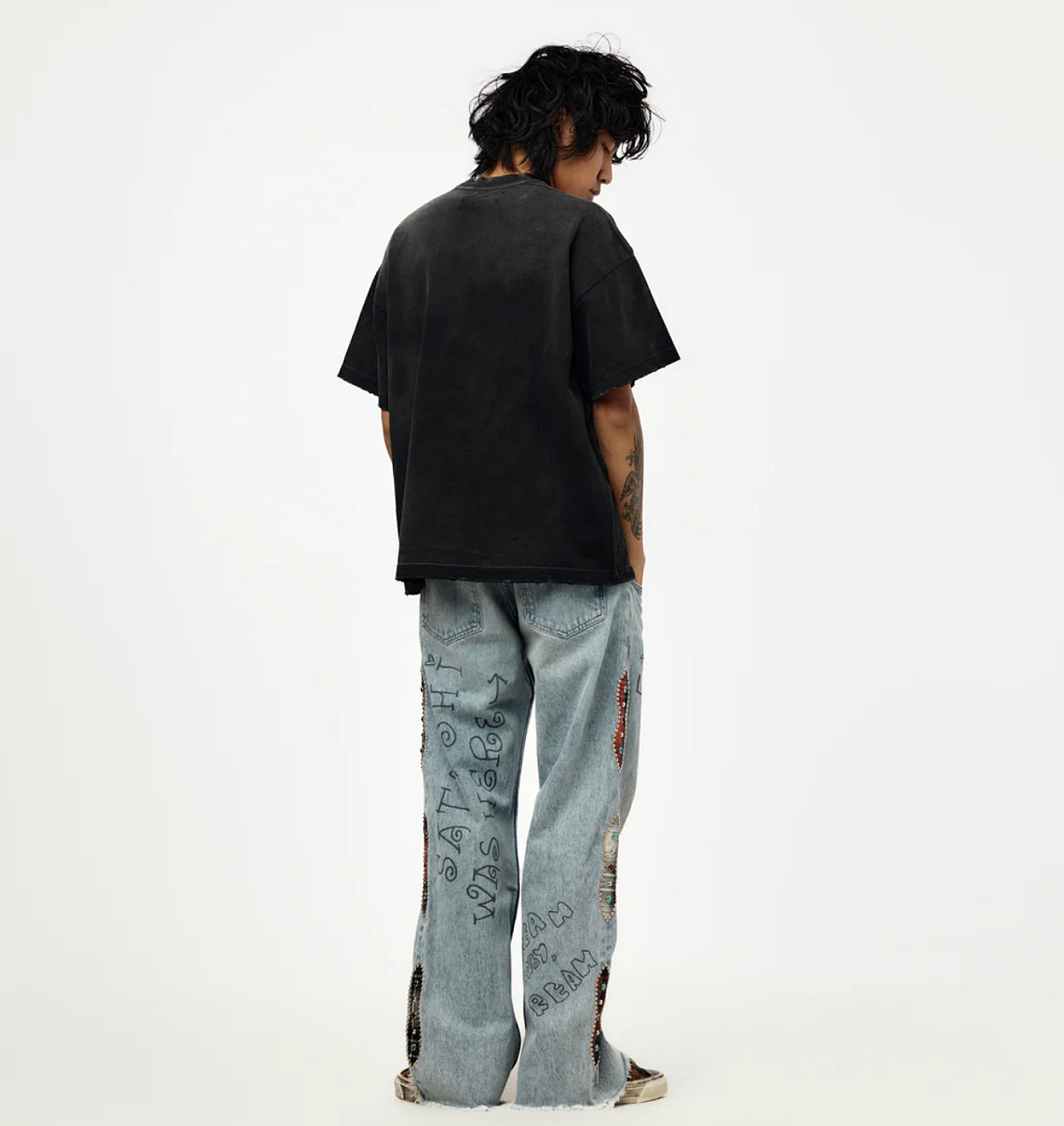 Unbranded 128 Satoshi NAKAMOTO T : Washed Black S M L - Image 15