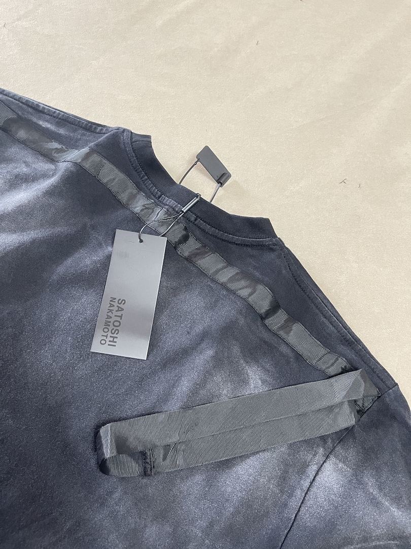 Unbranded 158 Satoshi Nakamoto Bondage Logo Long Sleeve T-Shirt Strap Patchwork T : Washed Black S M L - Image 10