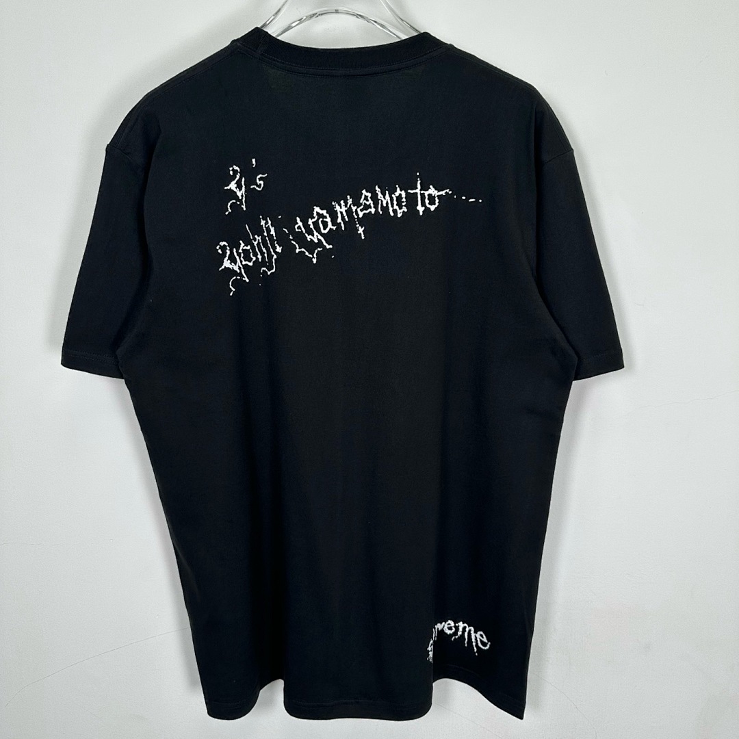 Supreme 128 Mountain Y'S THINKER TEE Print T Black White S-XL - Image 7