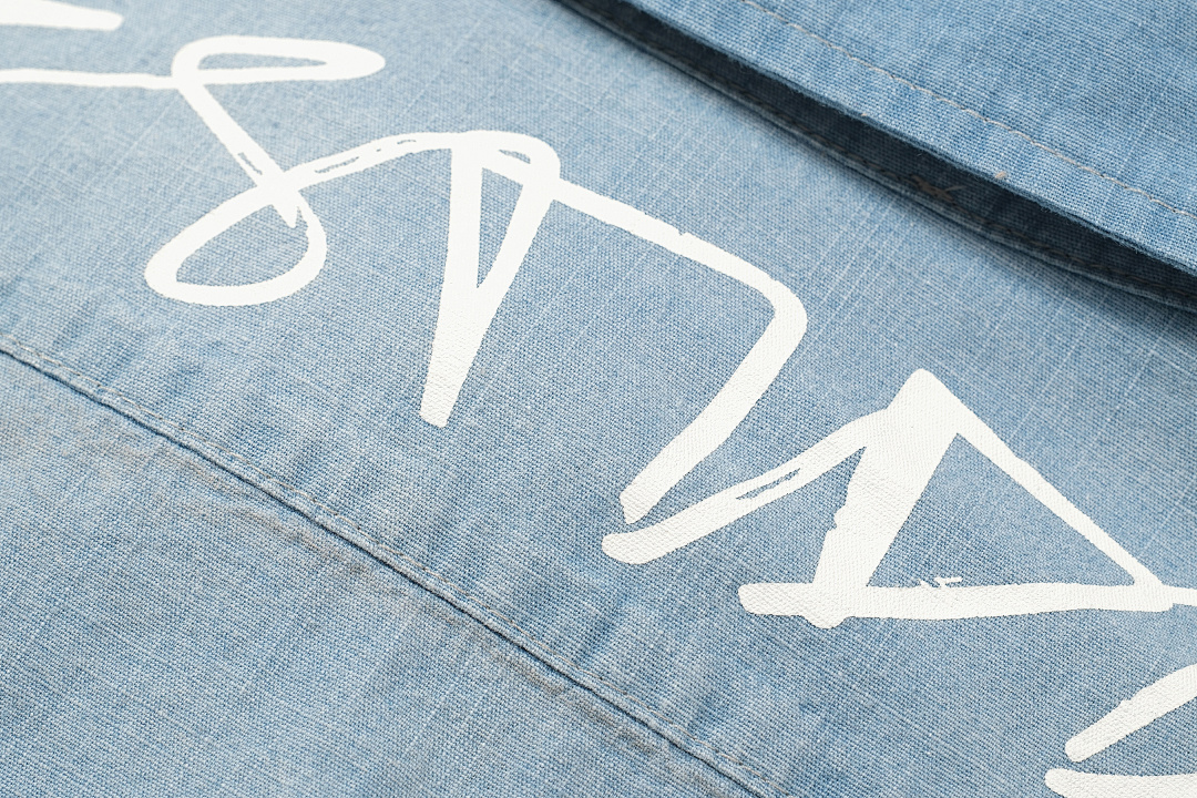 Acne Studios 258 AC Wind Print Blue S-XL 8201# - Image 11
