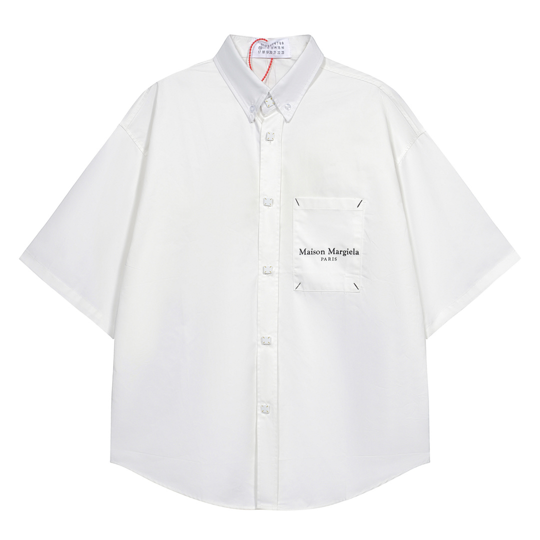 On Running 188 MM6 Maison Margiela LOGO Gum Strap Print Short Sleeve Black White 46 48 50 52 3261# - Image 17