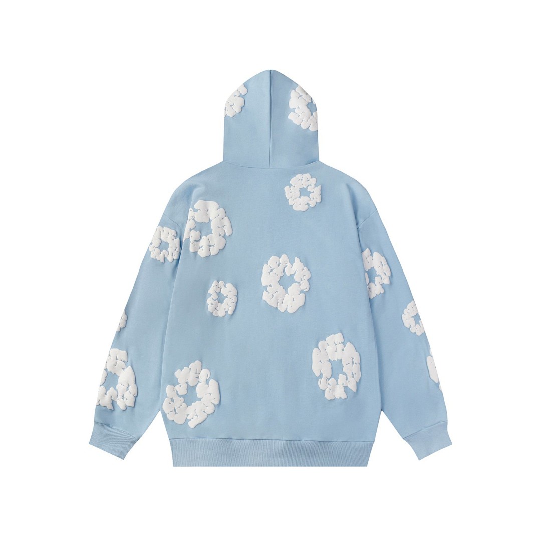 Unbranded 218 DENIM TEARS Cotton Floral Print Black Grey Blue Green Purple Red Orange Color Pink White Sky Coffee S-XL 6688# - Image 100