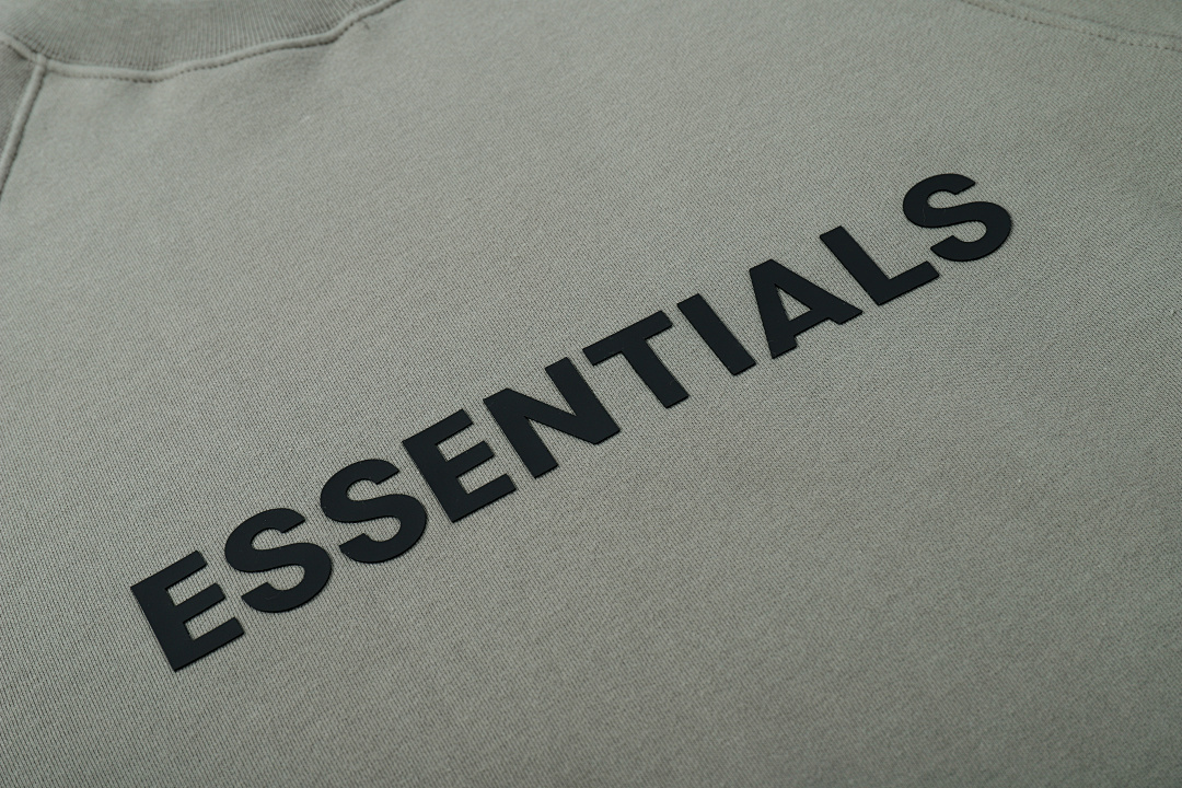 Essentials 98 FEAR OF GOD ESSENTIALS FOG Sleeve LOGO Collar White Blue Light Black Apricot High Grey Camel S-XL 6675# - Image 67