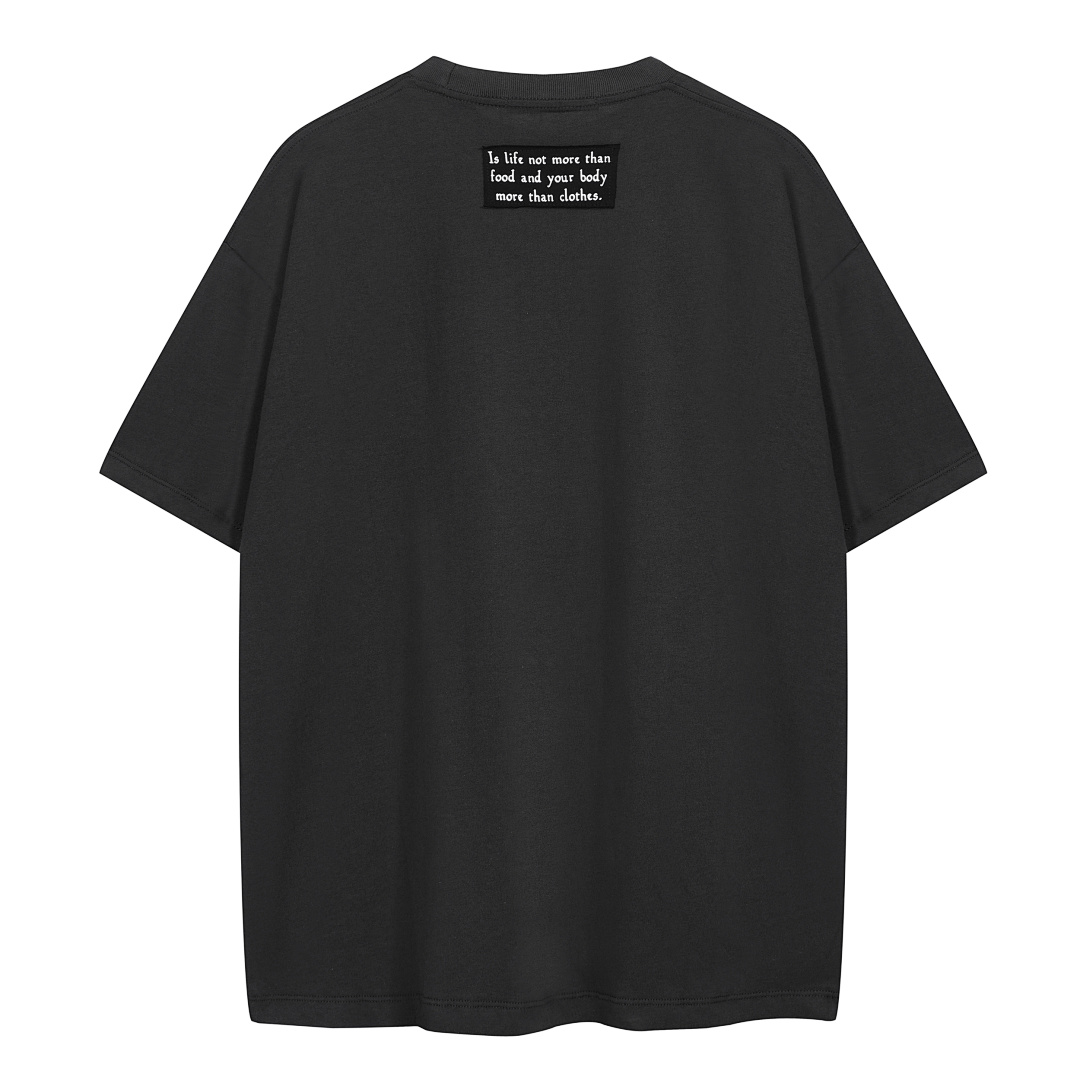 Unbranded 118 OURLEGACY Print Short Sleeve T Black 46 48 50 52 8023# - Image 3