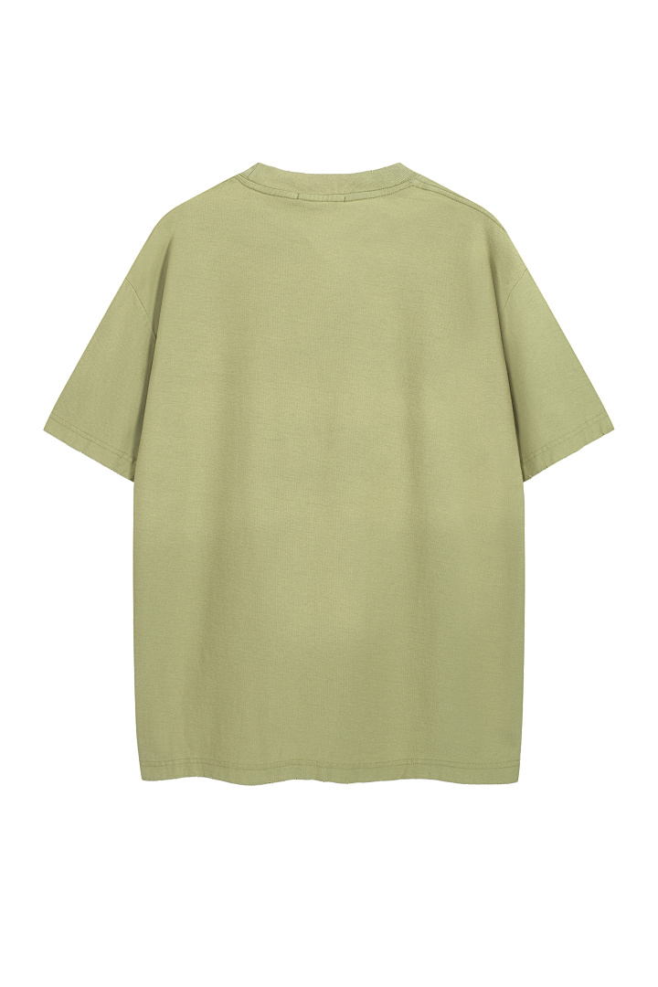 Acne Studios 118 AC LOGO Print Short Sleeve T Pink Floral Grey Black White Red Olive Green Dark Blue Spring Purple S-XL 8026# - Image 67