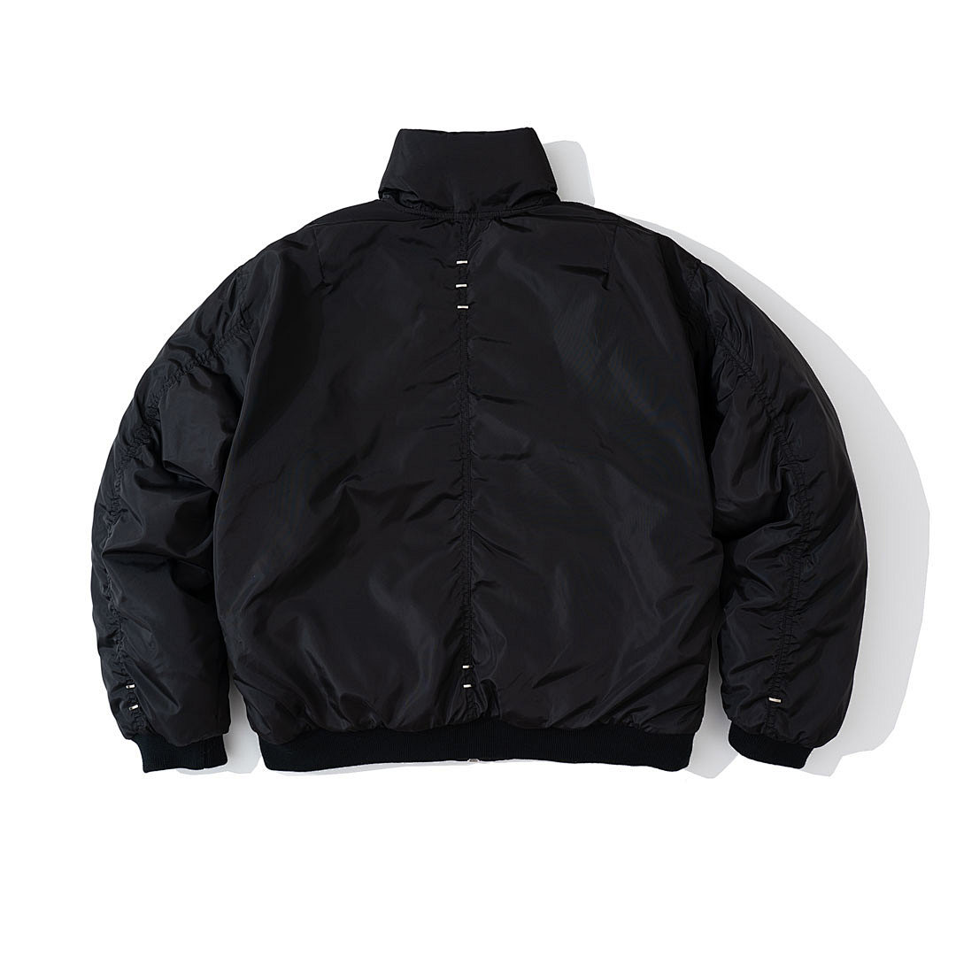 Unbranded 358 ASKYURSELF REPAIRED BOMBER JACKET Cotton Black S-XL 4038# - Image 3