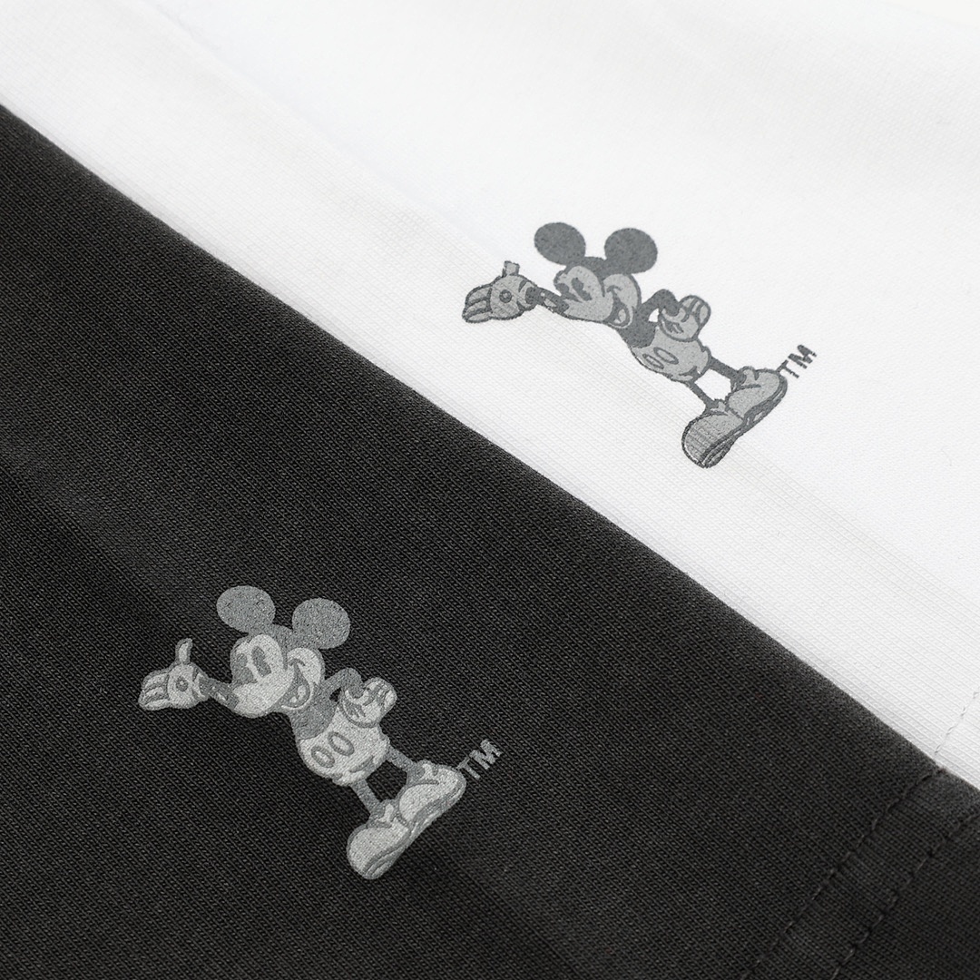 Adidas 138 Kith X Disney Full Short Sleeve SIE: S M L XL : (Black White) - Image 8
