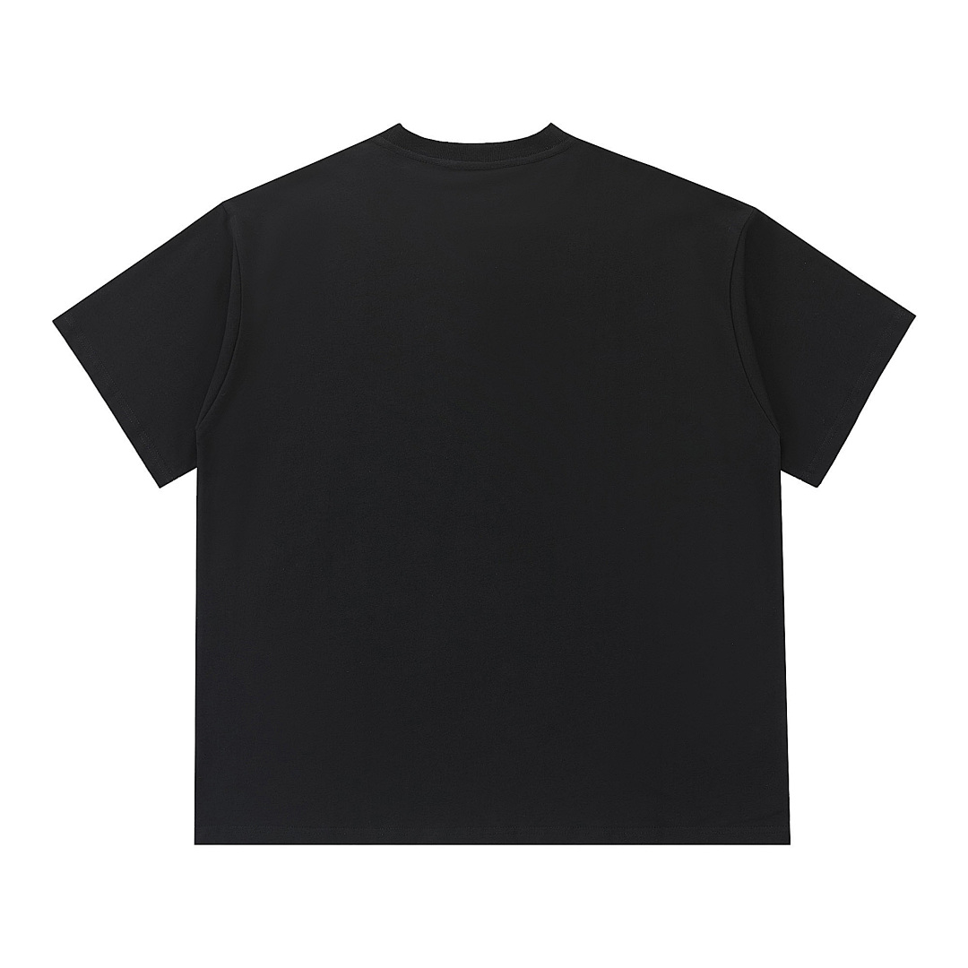 Drew House 108 Drew House Small Print Short Sleeve : Black White S-XL # - Image 3