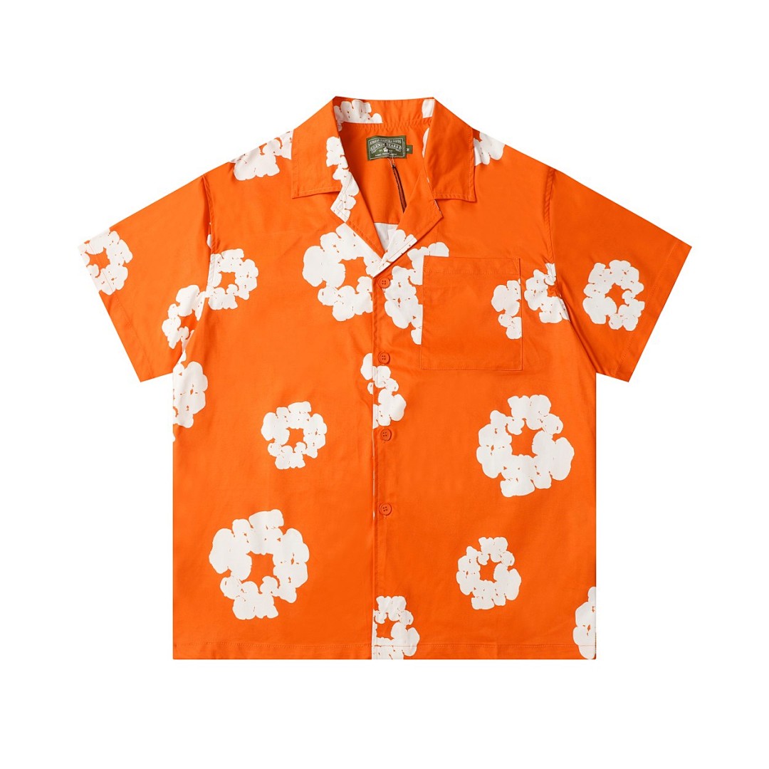 Unbranded 128 DENIM TEARS Cotton Floral High Black Grey Red Orange Sky Blue Green S-XL 386# - Image 27