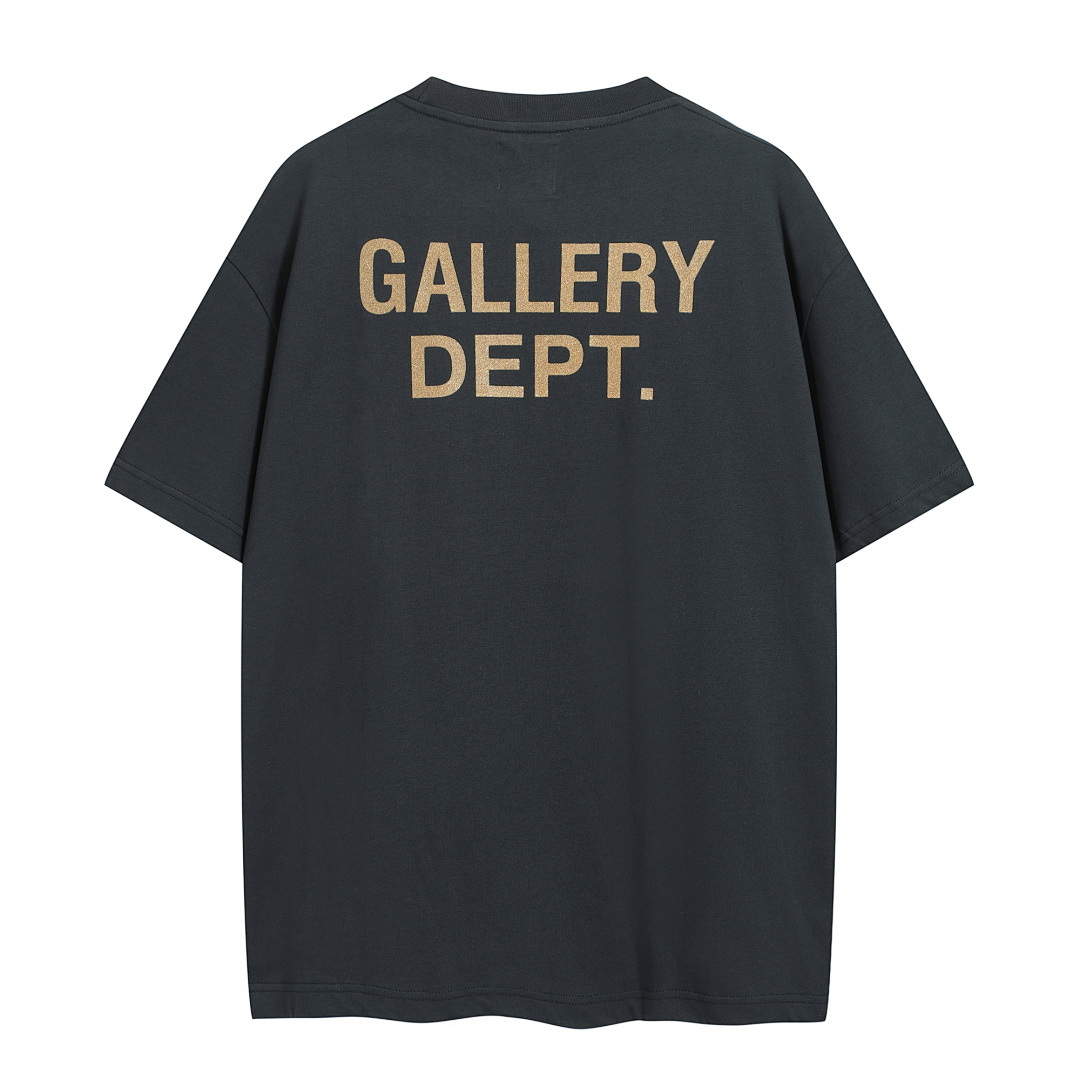 Gallery Dept 108 GALLERY DEPT. LOGO Print Short Sleeve T Black S-XL 8077# - Image 3