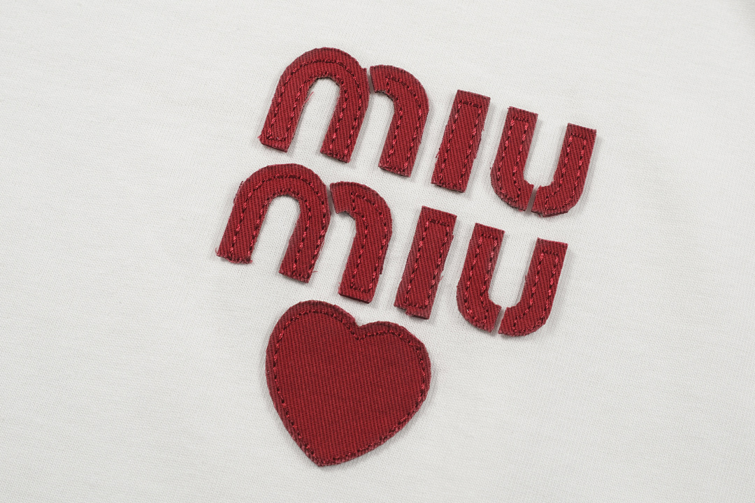 Miu Miu 108 MIU Floral Short Sleeve T Black White Grey S-XL 8068# - Image 22