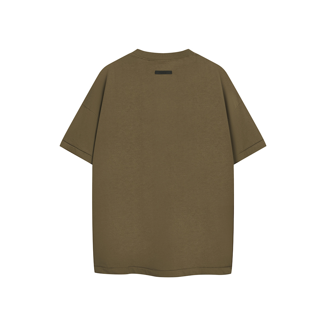 Essentials 118 ESS 24FW Print Short Sleeve T Green Oatmeal Grey Black White Olive S-XL 6261# - Image 70
