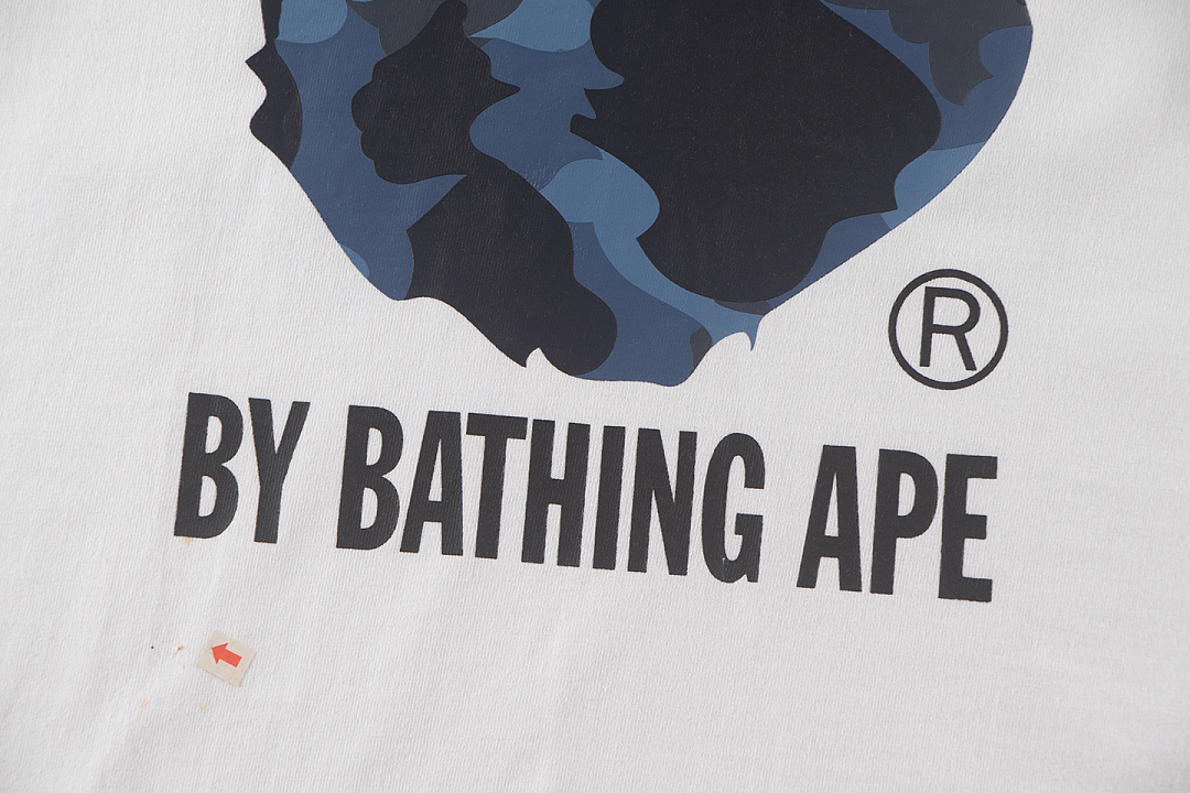 Bape 148 TOP Print Collar Short Sleeve T Black White S-XL - Image 18