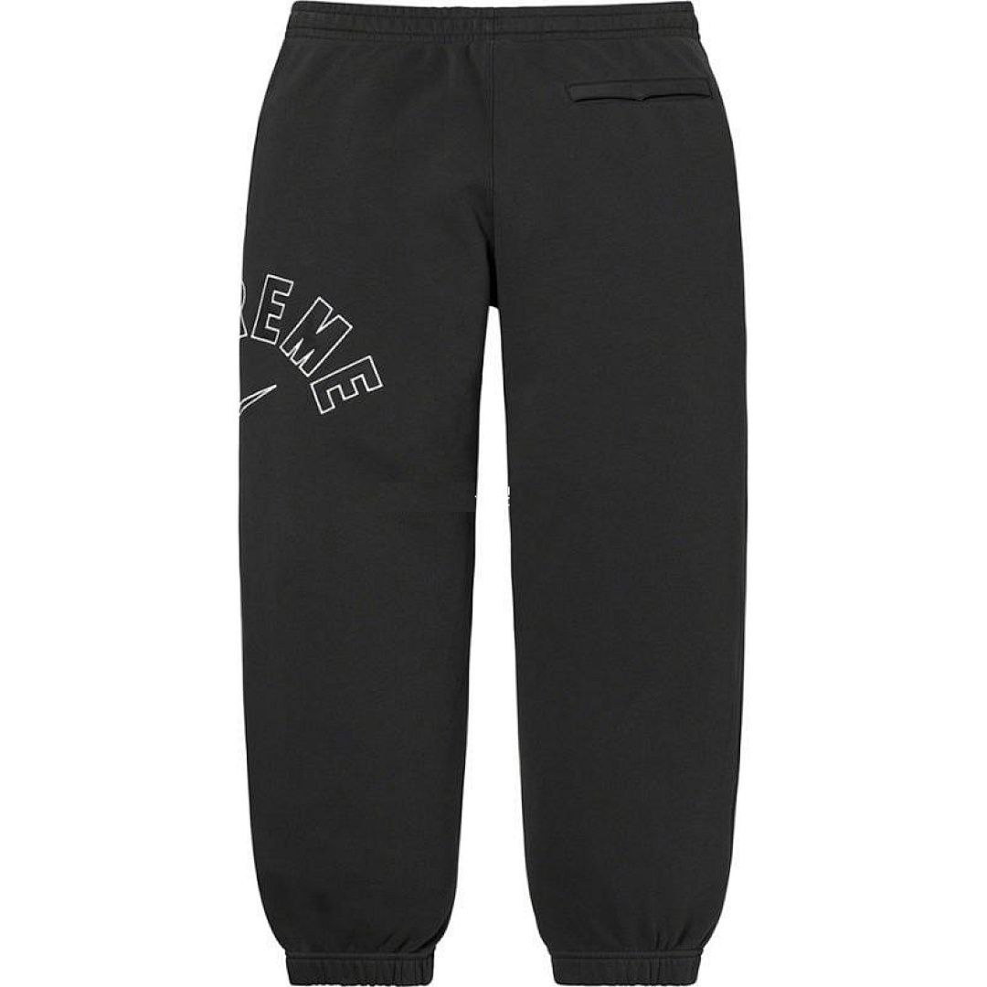 Nike 238 22SS Sup Nike Arc Sweatpant Collab Embroidered LOGO Velvet Long Black Grey S M L XL 1445# - Image 3