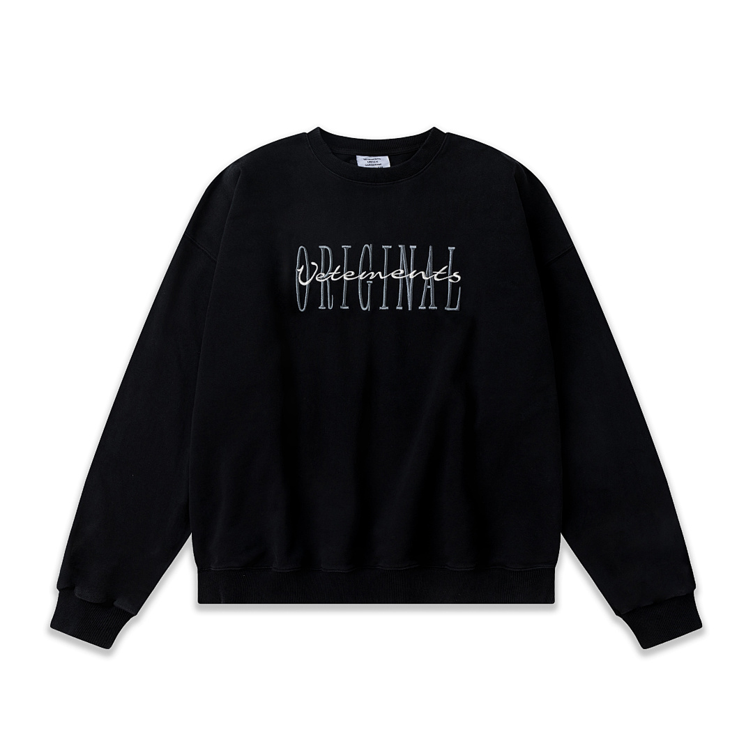 Unbranded 238 VETEMENTS VTM ORIGINAL Embroidered Collar Black Green XS S M L Diamond 8506 # - Image 12