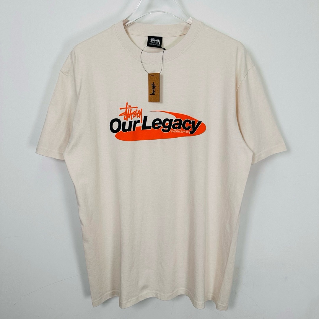 Stussy 128 STU SS25 OUR LEGACY TEE Collab T Print Short Sleeve Black Off White S-XL - Image 15