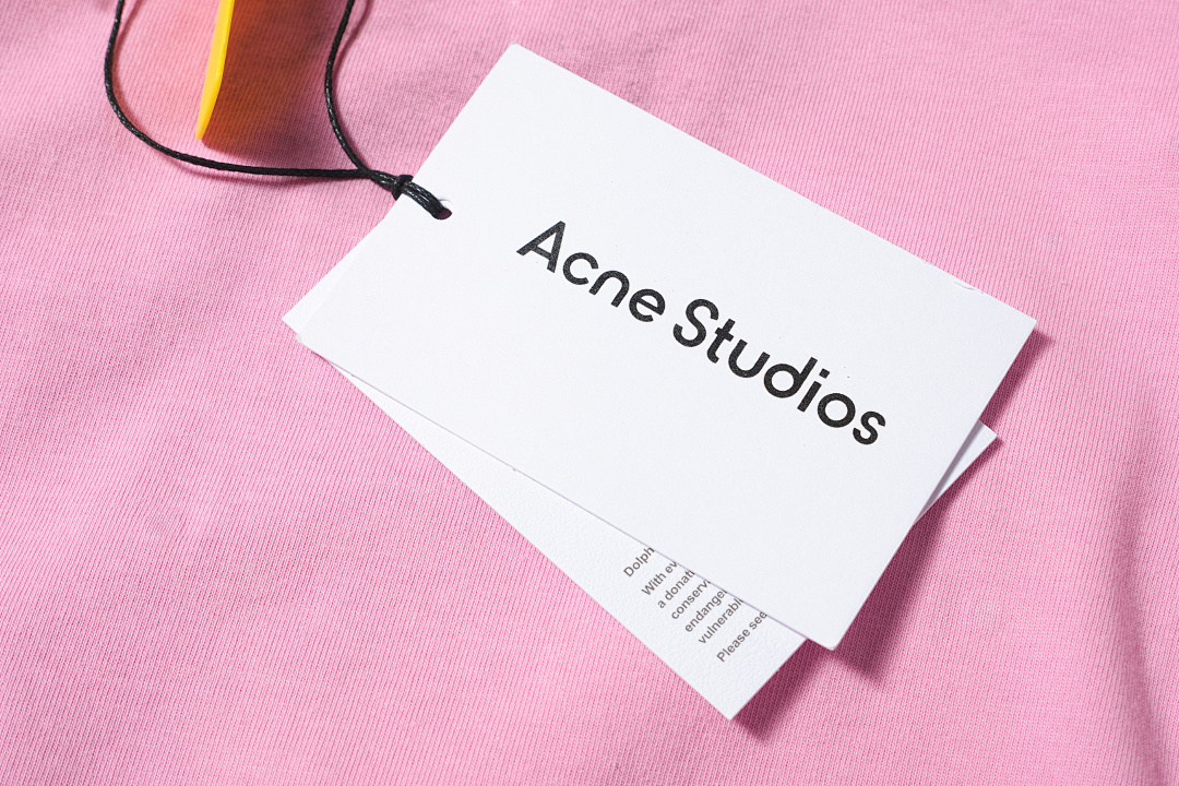 Acne Studios 138 AC Diamond LOGO Print Short Sleeve T White Grey Pink S-XL 8056# - Image 50