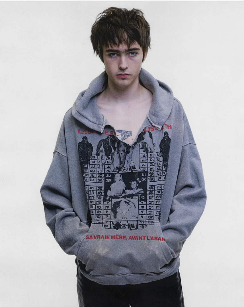 Enfants Riches Deprimes 248 Enfants Riches Deprimes ERD Patch D'ELISABETH Wide : S M L XL (Grey) - Image 13