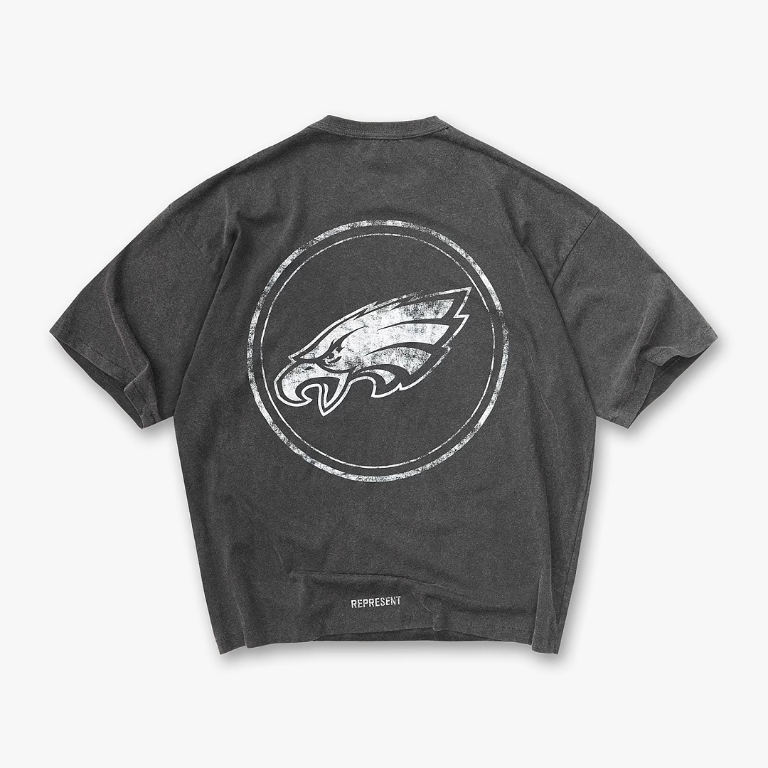 Represent 138 REPRESENT New High Mens Womens Top Water Wide Short Sleeve : S M L XL (Black) - Image 3