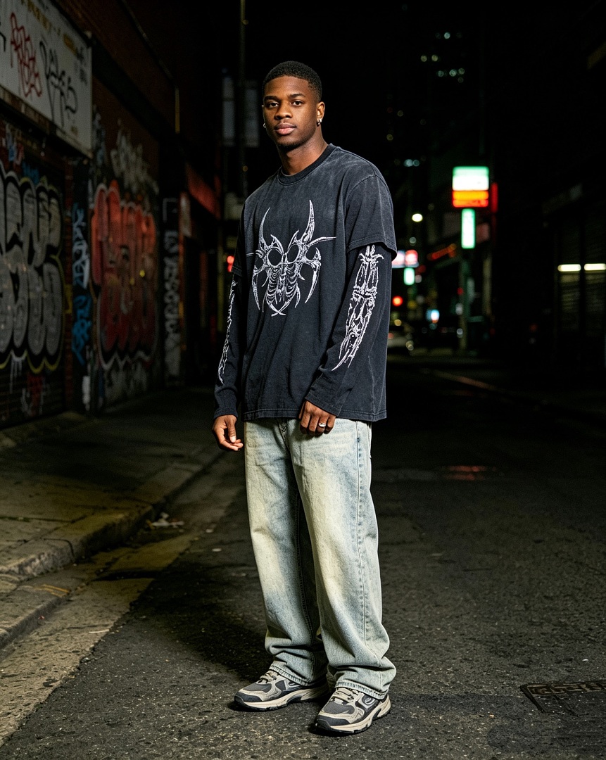 Chanel 168 CHEW FOREVER Long Sleeve : Water Black :S M L - Image 14