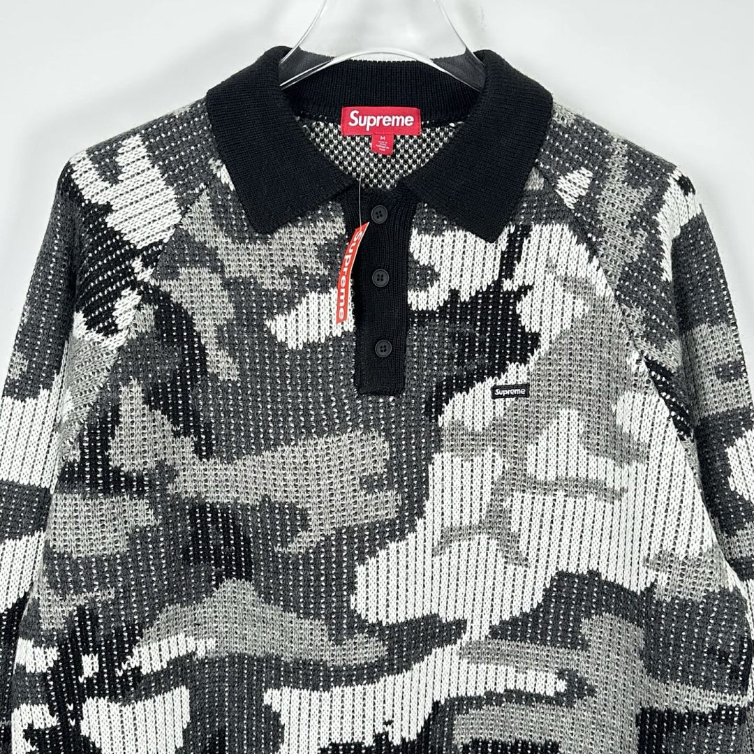 Bape 398 FW25 SMALL BOX POLO SWEATER Embroidered Label Long Sleeve / Fleece Black Pink Camo S-XL - Image 28