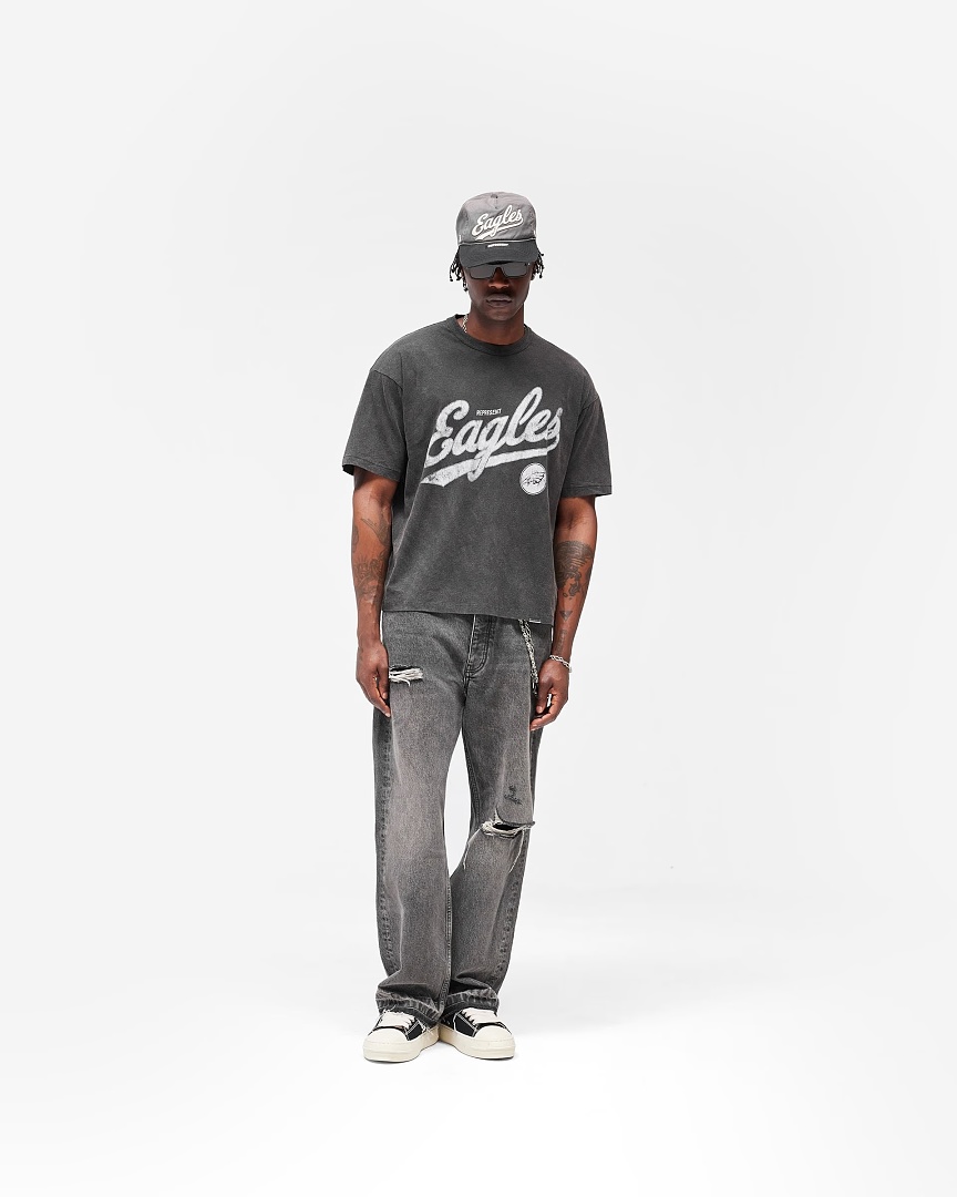 Represent 138 REPRESENT New High Mens Womens Top Water Wide Short Sleeve : S M L XL (Black) - Image 11