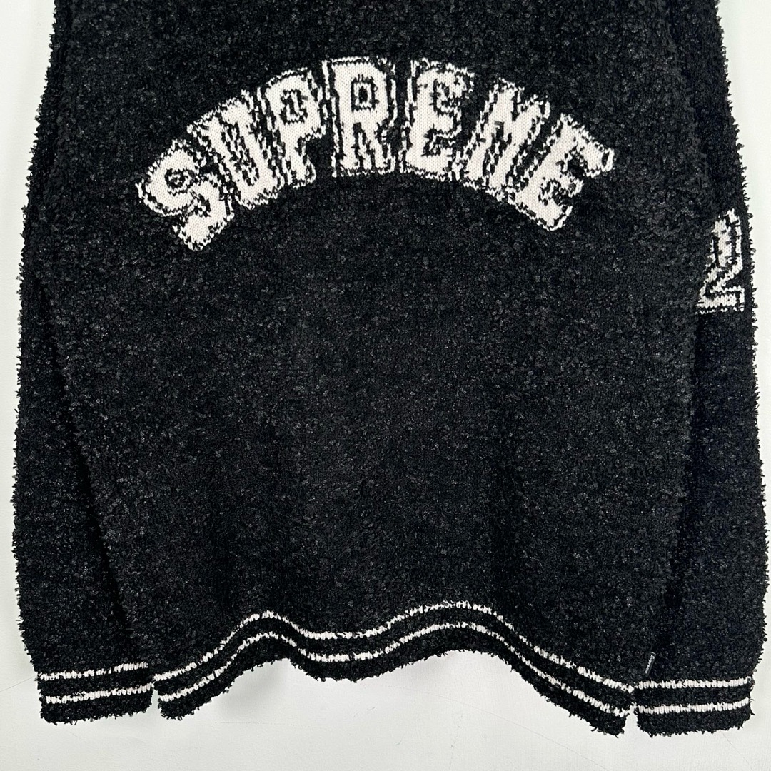 Supreme 368 SS25 TEXTURED ARC SWEATER Fleece Velvet Black Apricot Pink S-XL - Image 12