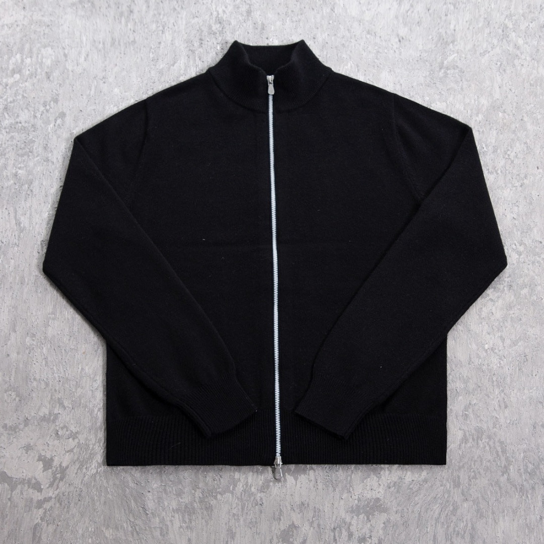 Unbranded 298 Solid High Collar Fleece : White Black Grey S-XL - Image 9