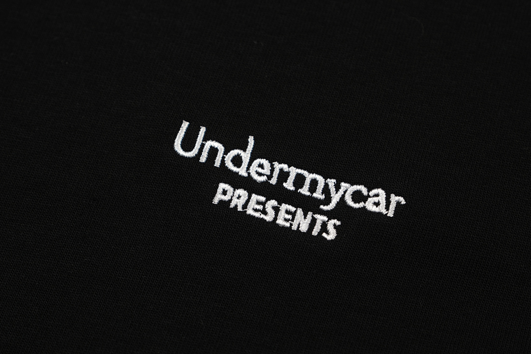 Unbranded 108 Undermycar Small Label LOGO Embroidered Short Sleeve T Black White 1 2 3 4 8020# - Image 6