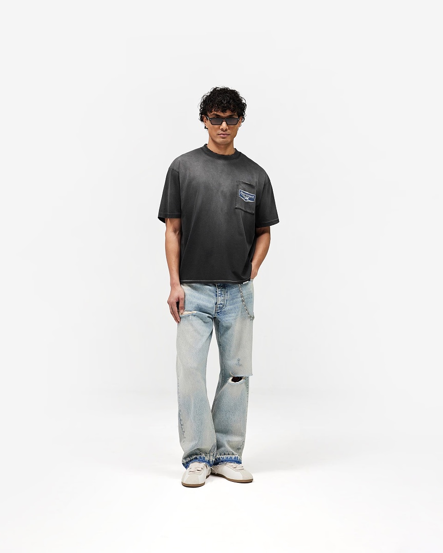 Off-White 148 REPRESENT High Mens Womens Wide Washed Short Sleeve : S M L XL Off (White) - Image 30
