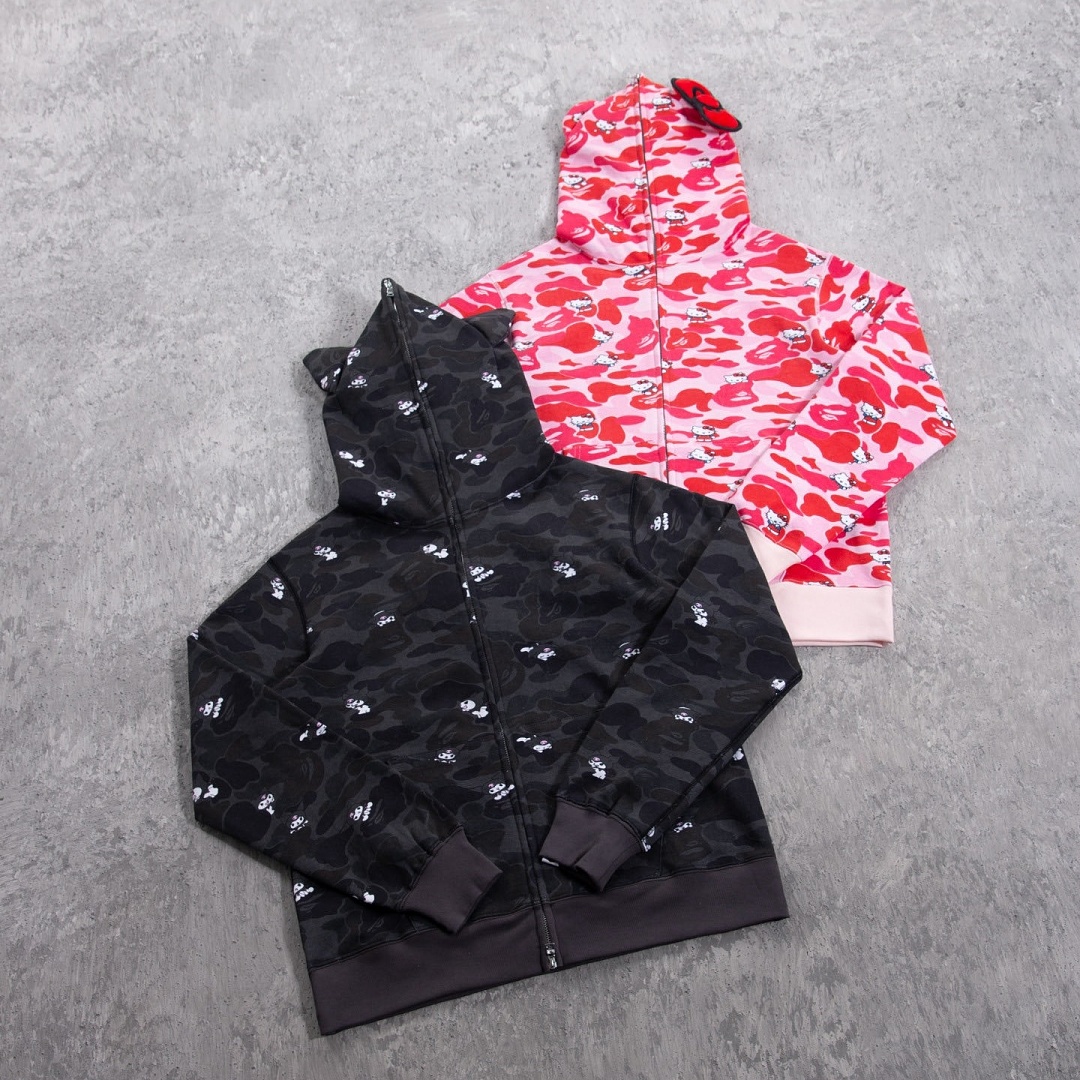 Bape 438 Collab Triple : Black Pink S-XL