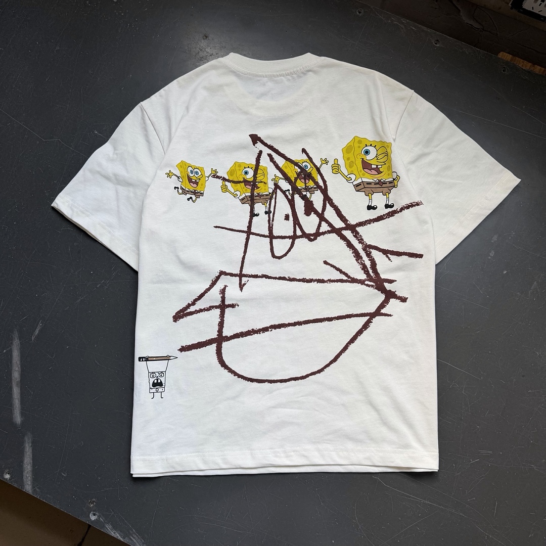 Unbranded 128 Travis Scott Cactus Jack × Chum Bucket Short Sleeve T : S M L XL - Image 4