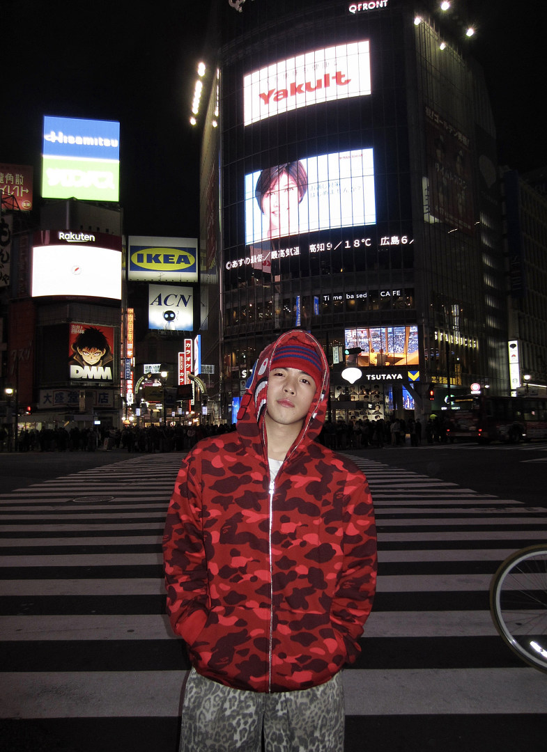 Bape 438 : Green Camo Red Yellow Purple Pink Blue Grey White Black S-XL - Image 104