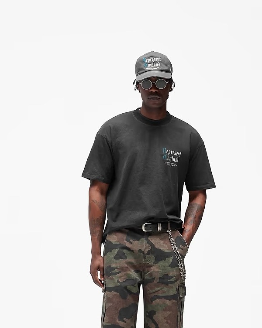 Off-White 128 REPRESENT New High Mens Womens Top Water Wide Short Sleeve T : S M L XL Off (White) - Image 21