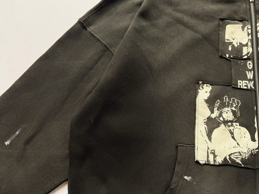 Enfants Riches Deprimes 298 Enfants Riches Deprimes / Sea Patch /12 Canvas Patchwork : S M L XL (Washed Black) - Image 12