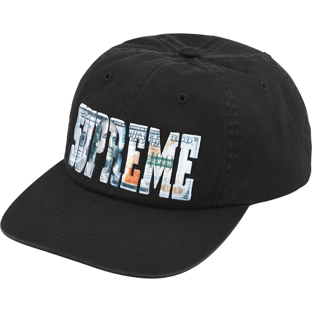 Supreme 128 EMBROIDERED MONEY (Black Pink Blue Red Light) - Image 7
