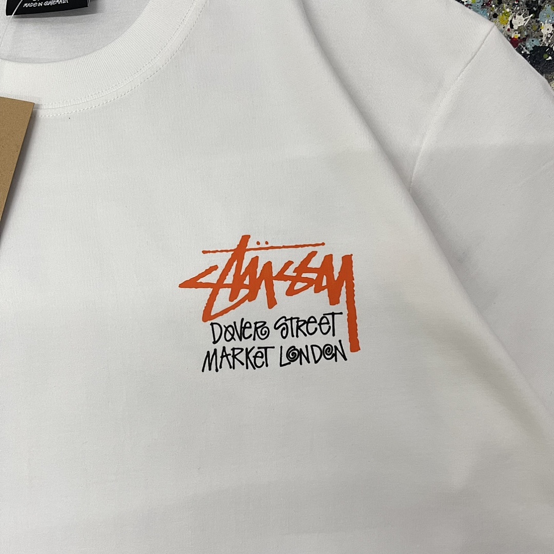 Stussy 108 Stu Short Sleeve T : Black White S Ｍ L XL XXL - Image 10