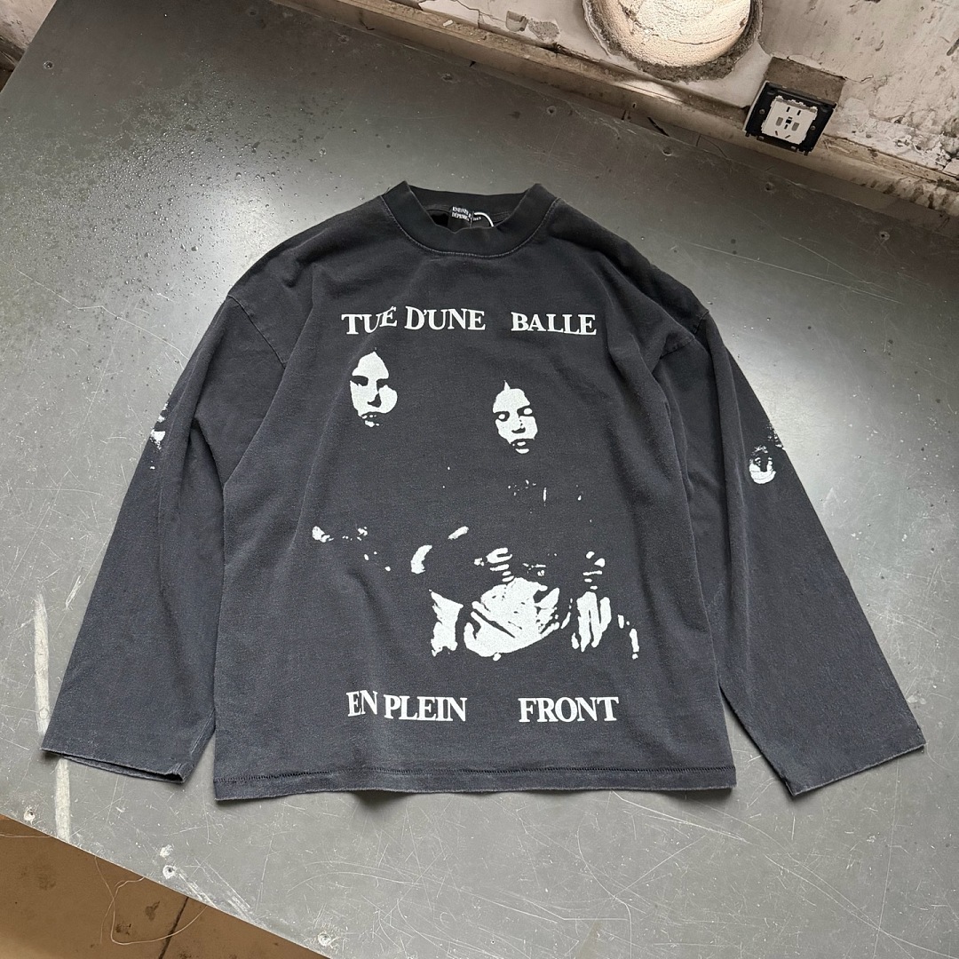 Enfants Riches Deprimes 148 Enfants Riches Deprimes Double Long Sleeve T : S M L XL Water (Black) - Image 5