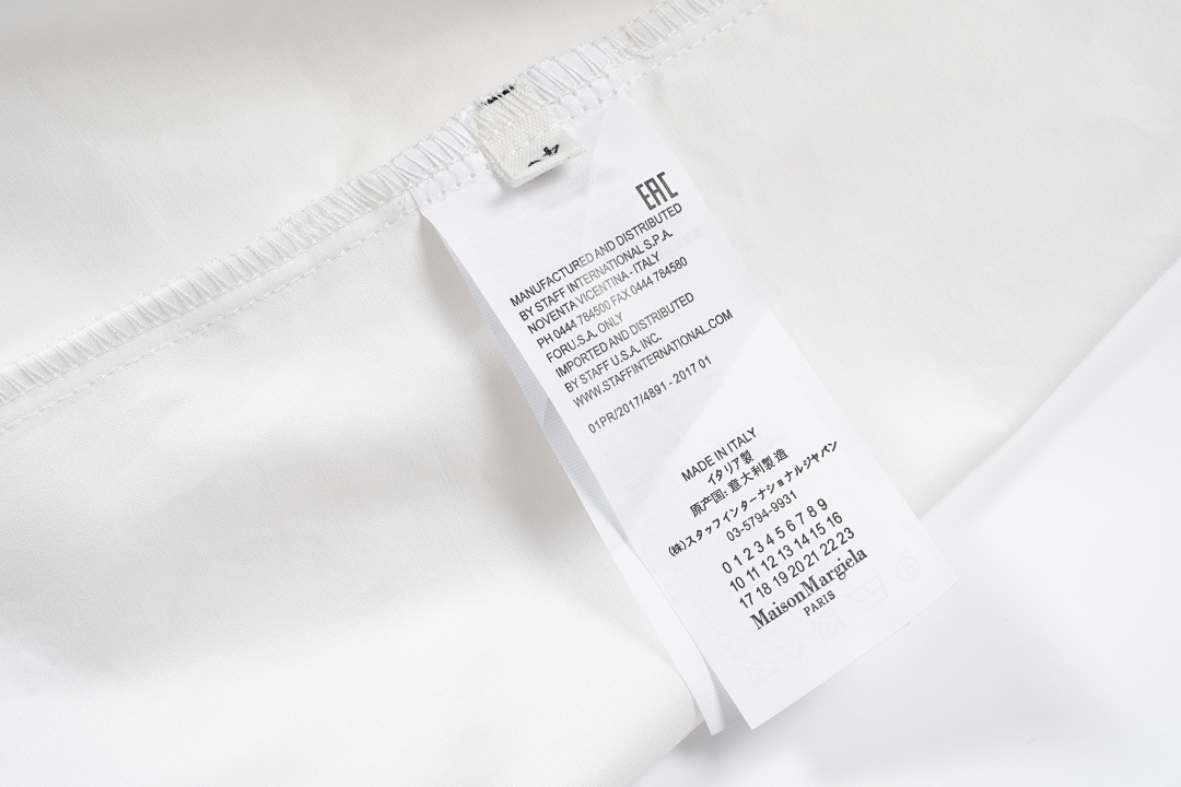 On Running 188 MM6 Maison Margiela LOGO Gum Strap Print Short Sleeve Black White 46 48 50 52 3261# - Image 31